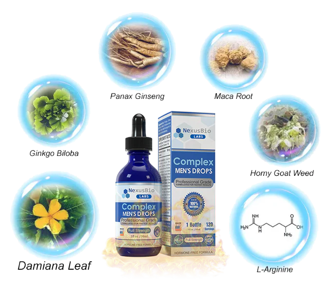 LOVILDS® NexusBio Labs Complex Men's Drops🚀🛬【💥Thicker, bigger, harder💥