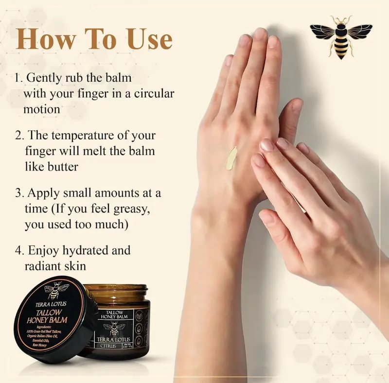 HZA Natural Beauty Cream is handcrafted with shea butter and raw honey